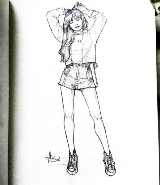 Скетчи Блэк Пинк