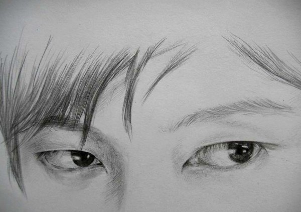 Рисовать азиатские глаза