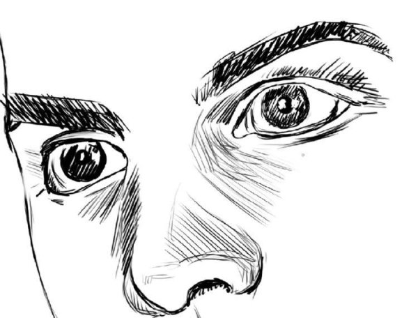 Глаза рисунок