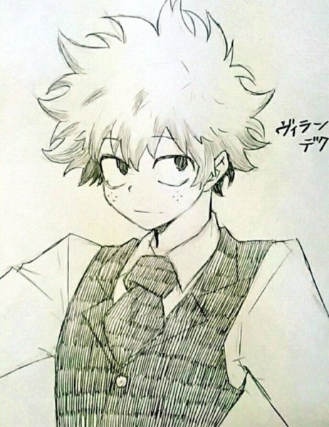 Мидория Изуку набросок