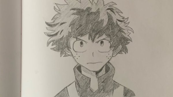 Идеи для рисунков карандашом легкие Мидория