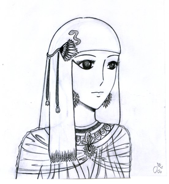 Разукрасить Клеопатру древнего Египта