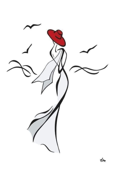 Силуэт девушки