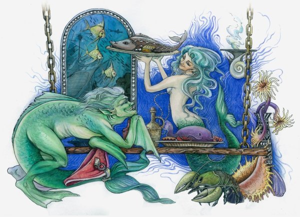 Водяной раскраска