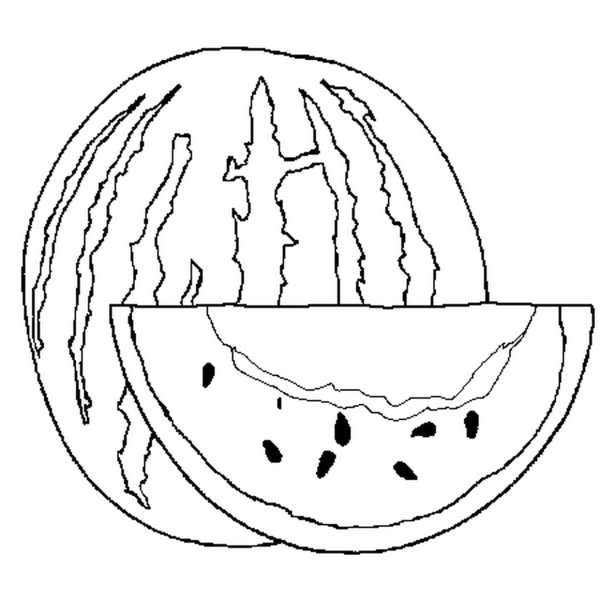 Арбуз задание для дошкольников