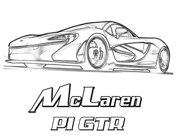 MCLAREN Artura раскраска