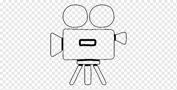 Раскраска видеокамера для детей