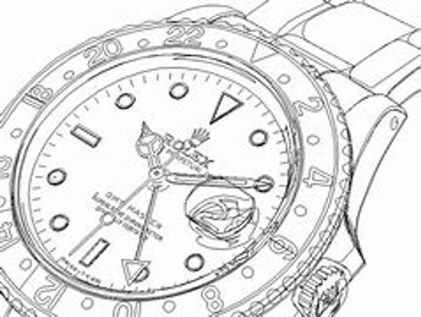 Ролекс раскраска