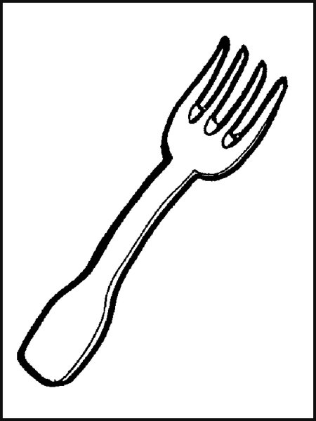 Посуда. Раскраска