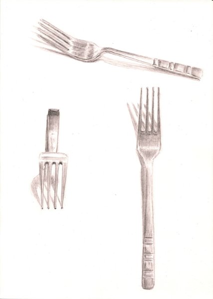 Зарисовка вилки