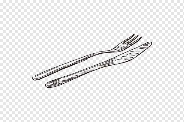 Вилка раскраска для детей