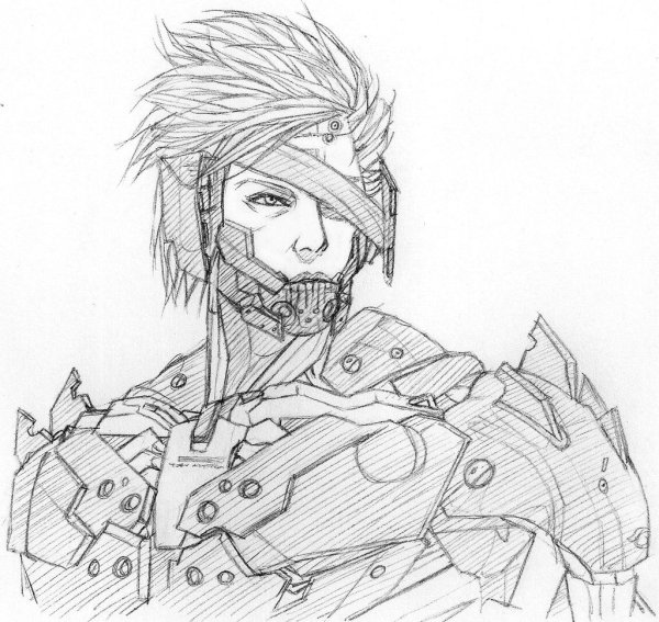 Raiden Mgr Concept Art
