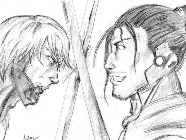 Mgr Sam нарисованный карандашом