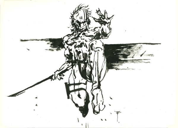 Metal Gear Rising: Revengeance Art Едзи Синкава