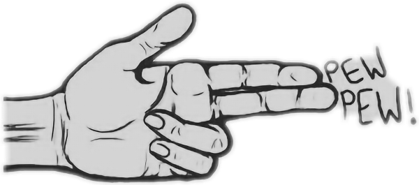 Рука в виде пистолета