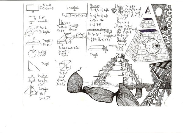 Рисунки на тему математика формулы