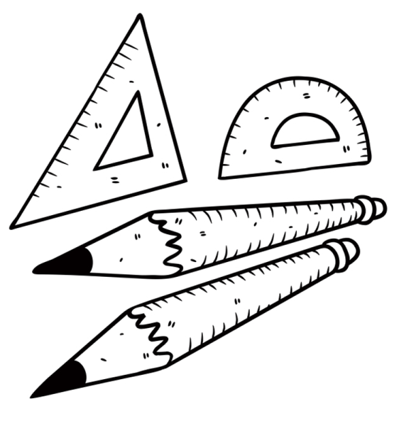 Математические рисунки карандашом