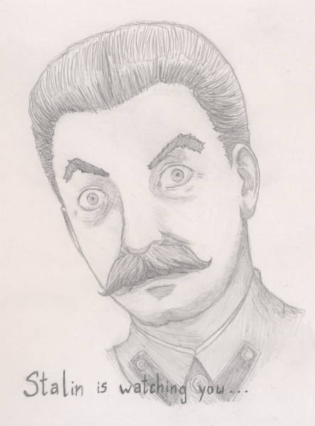 Сталин Иосиф Виссарионович нарисовать