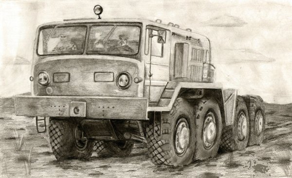 Урал грузовик 537