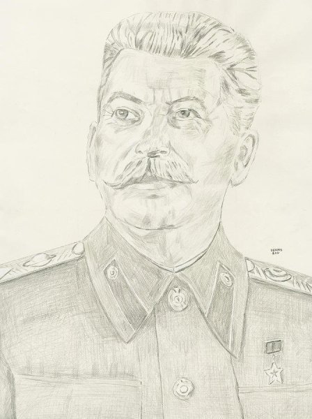 Сталин Иосиф Виссарионович контур