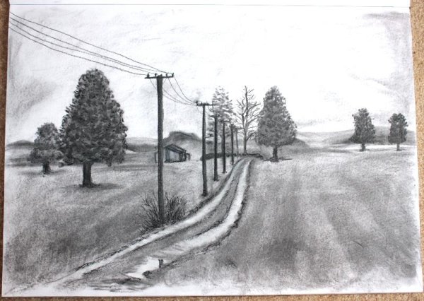 Изображение пространства в пейзаже