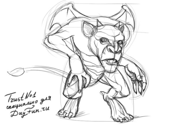 Монстры для рисования карандашом