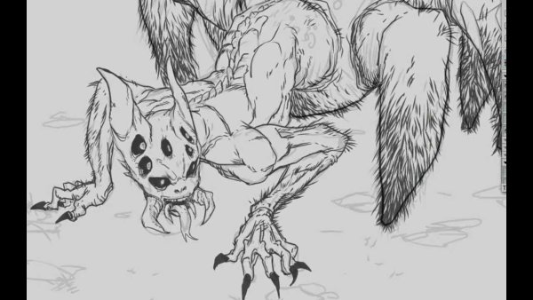 Аниме монстры для рисования