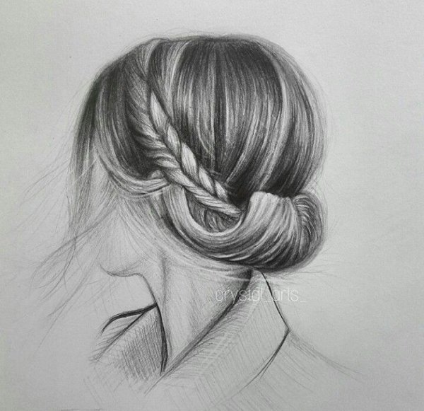 Прически карандашом