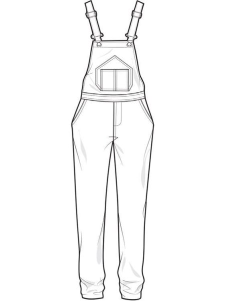 Эскиз комбинезона