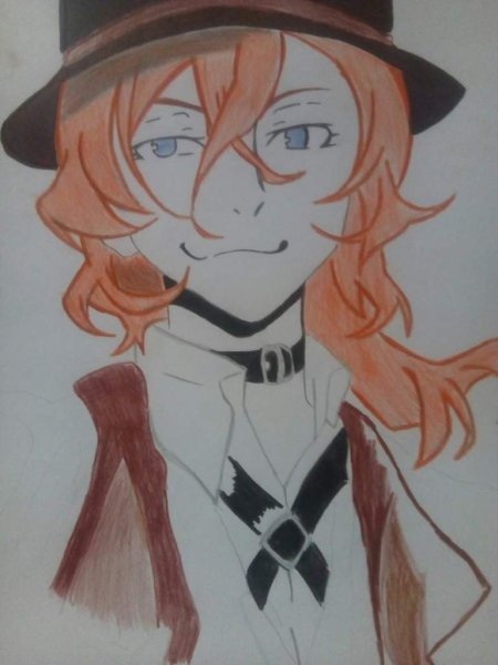 Чуя Накахара легкий арт