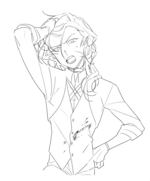 Чуя Накахара и Дадзай Осаму для срисовки