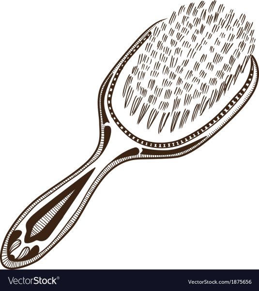 Рисование расческой