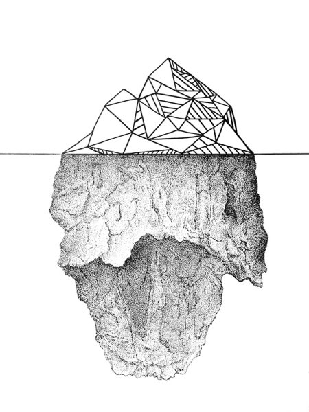 Айсберг набросок