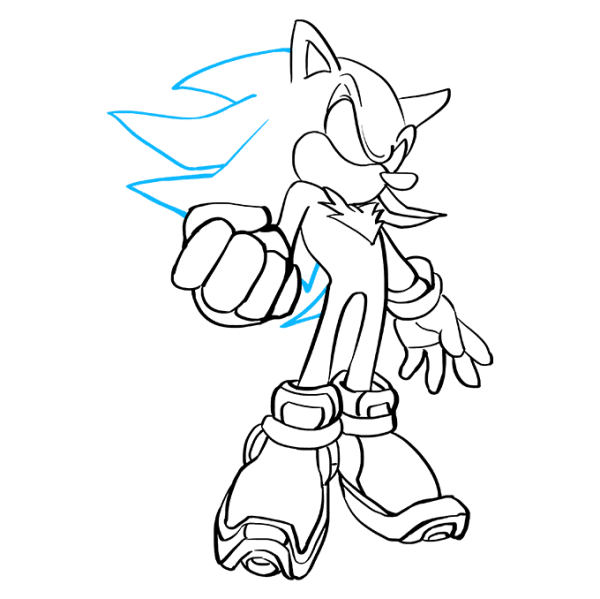 Голова Соника раскраска