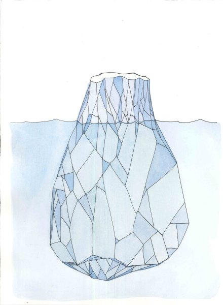 Айсберг нарисованный