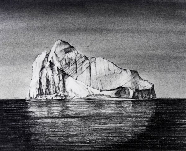 Айсберг карандашом