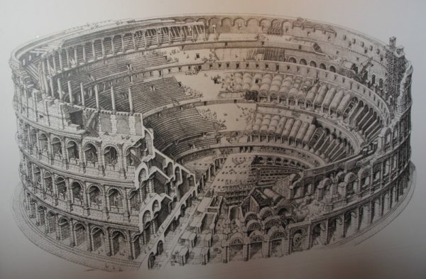 Набросок Римского Колизея