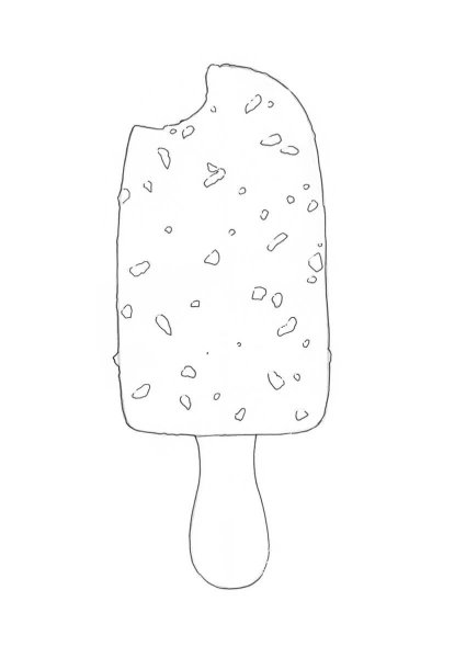 Эскимо раскраска