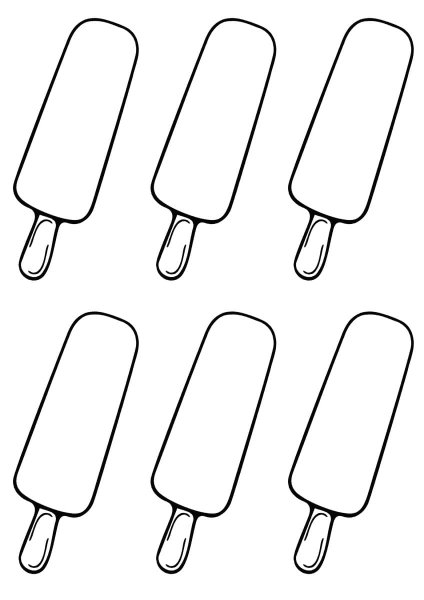 Эскимо раскраска