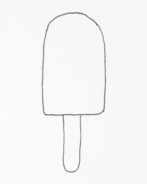 Раскраска мороженое