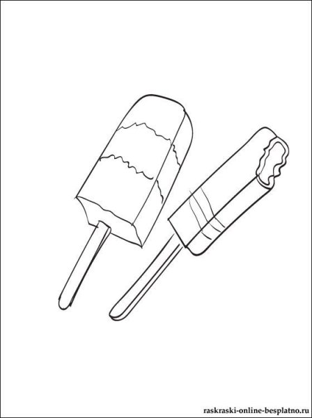 Разрисуй мороженое