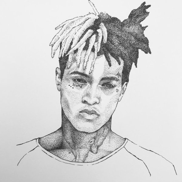 Портрет Xxtentacion