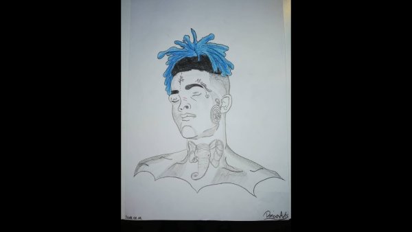 XXXTENTACION карандашом
