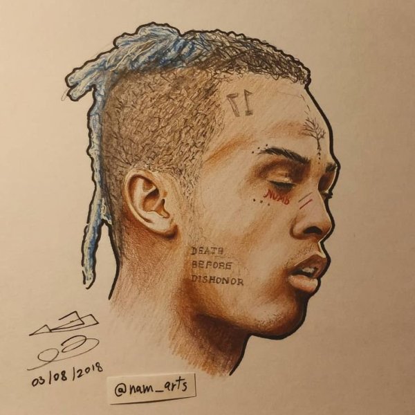 XXXTENTACION портрет