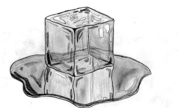 Лед карандашом