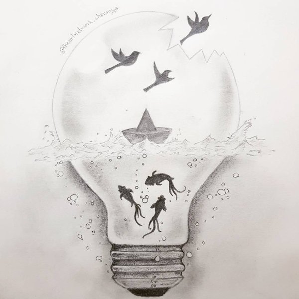 Вдохновляющие рисунки карандашом