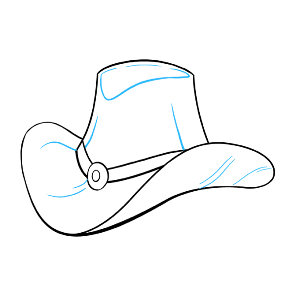 Шляпа рисунок карандашом