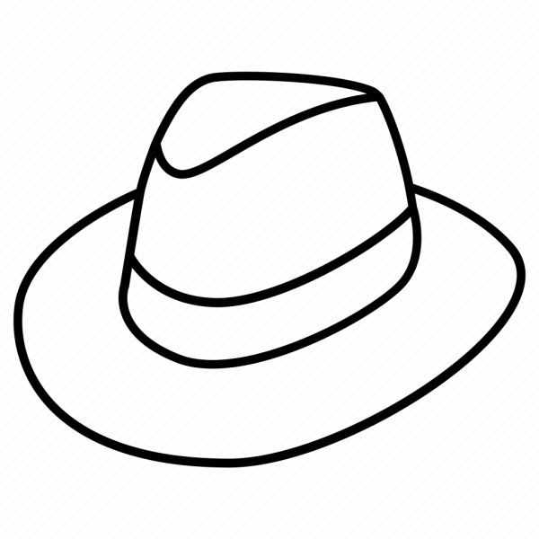 Шляпа раскраска