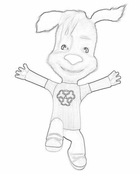 Раскраска Барбоскины дружок