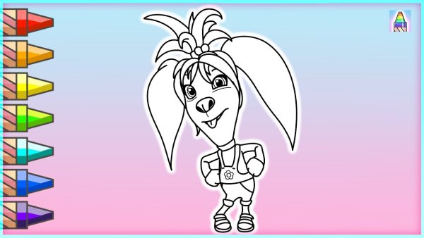 Роза из Барбоскиных рисунки карандашом